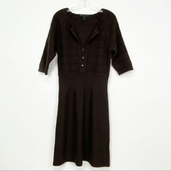 Marc by Marc Jacobs Brown Knit Sweater Dress - Picture 1 of 8